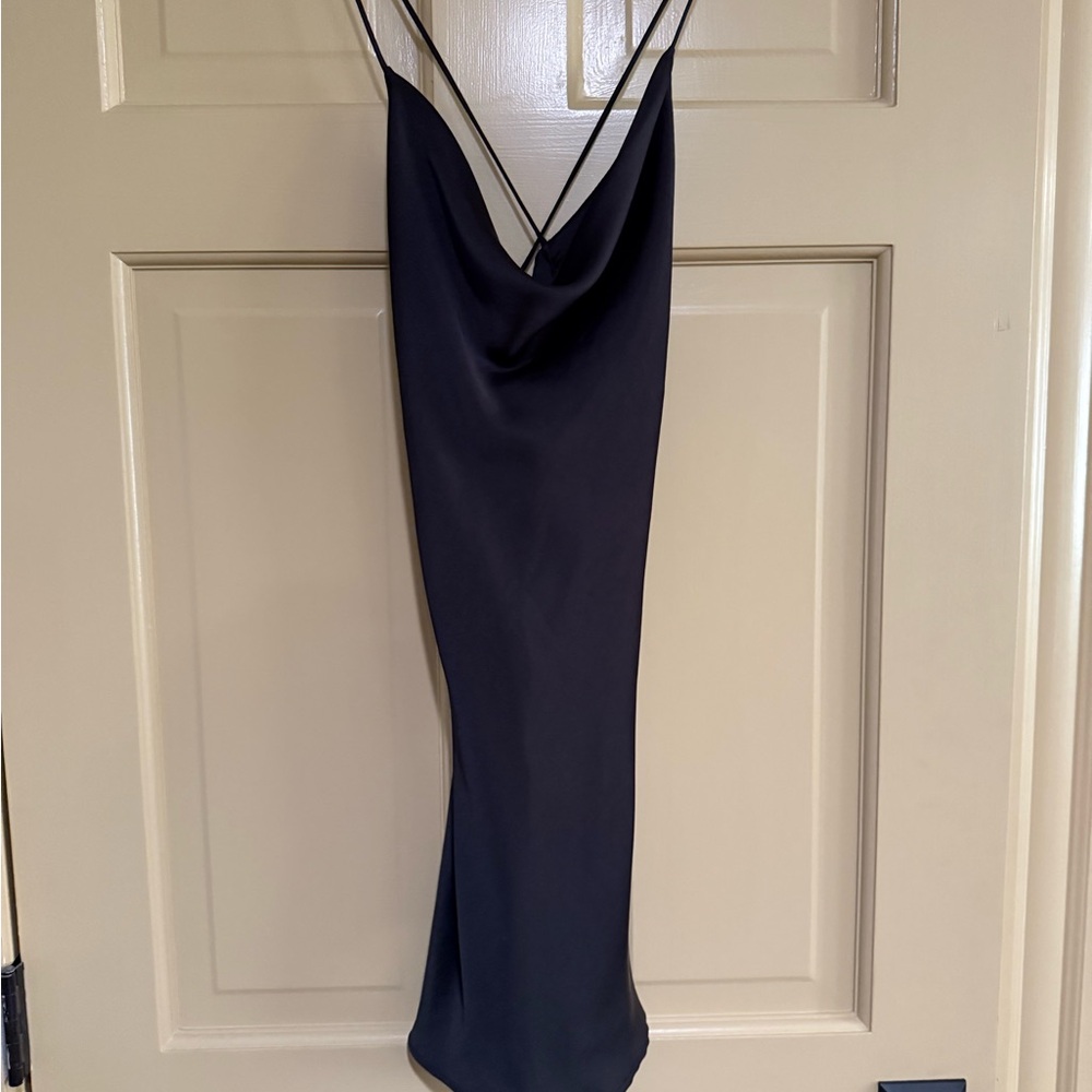 Zara Black Backless Dress